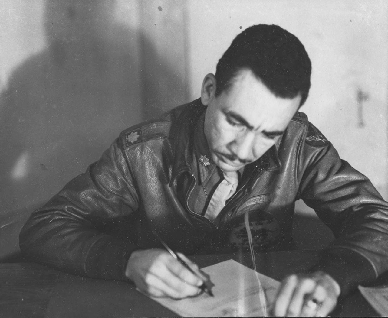 Tuskegee Airman writing